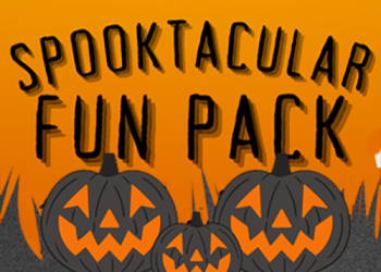 Halloween mini-golf promotion from Camelot Golfland