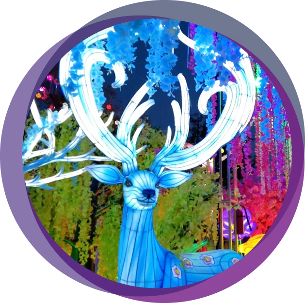 Imaginarium official light-festival artwork; not a guarantee of the current Ontario installation